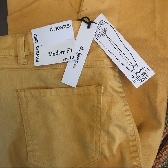 NEW ! High Waist Ankle Modern Fit d.jeans - Size 12 - Picture 7 of 7